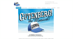 Desktop Screenshot of gutenbergthemusical.com